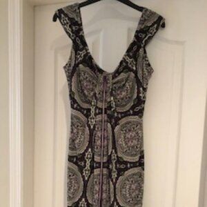 Maggy London cap sleeve Dress Purple Size 8
